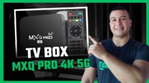 TV BOX MXQ PRO 4K 5G ATUALIZADA