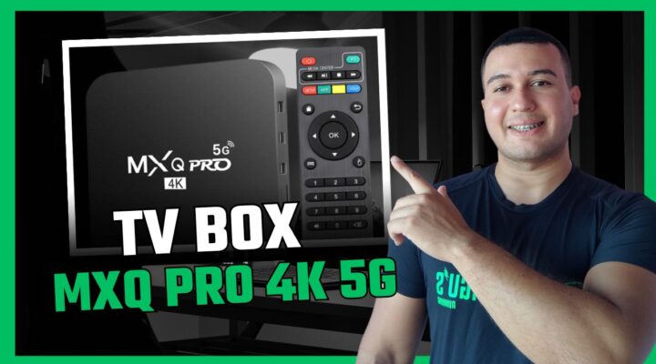 TV BOX MXQ PRO 4K 5G ATUALIZADA