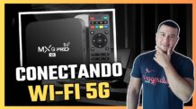 Como conectar wi-fi 5g na tv box mxq pro 4k