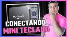 Como conectar o mini teclado led na tv box mxq pro 4k