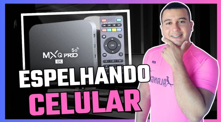 Como conectar o celular na tv box mxq pro 4k (espelhar a tela)