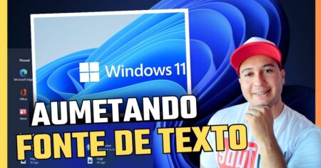 Como Aumentar o Tamanho da Letra no Windows 11👀✨