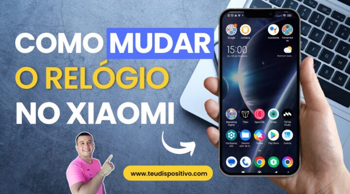 Como mudar o relógio da tela de bloqueio do Celular Xiaomi⏰✨