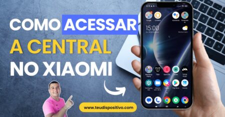 Como acessar a central de controle de forma rápida no Celular Xiaomi