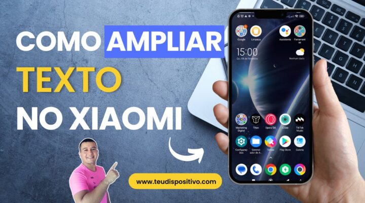 Como aumentar o tamanho do texto no Celular Xiaomi📱💡