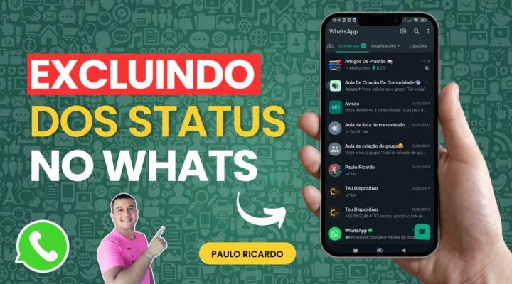 Como excluir um contato para não ver os status do WhatsApp📱