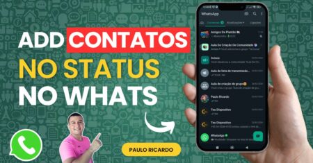Como adicionar pessoas específicas para ver meus status no WhatsApp📱