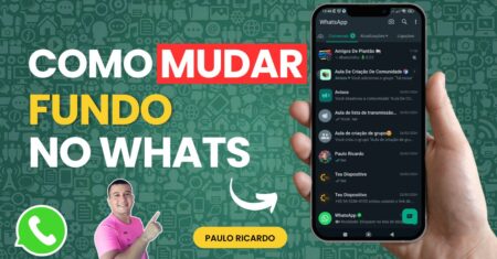 Como mudar o plano de fundo do grupo no WhatsApp📱