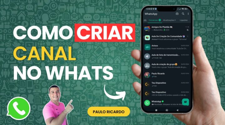 Como criar um canal no WhatsApp📱