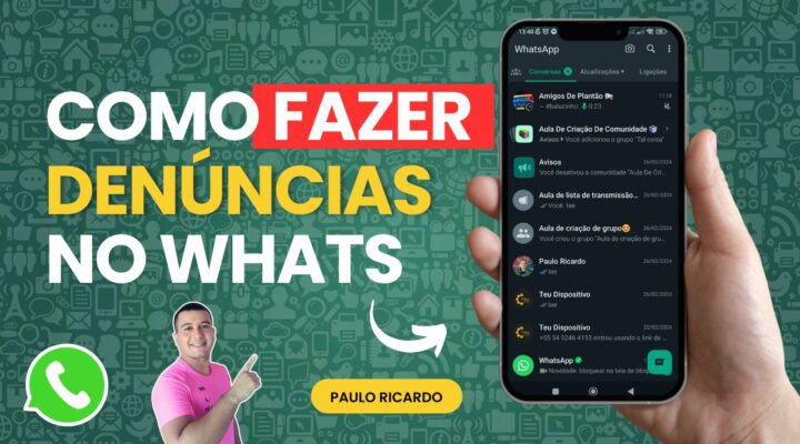 Como denunciar um grupo no WhatsApp📱