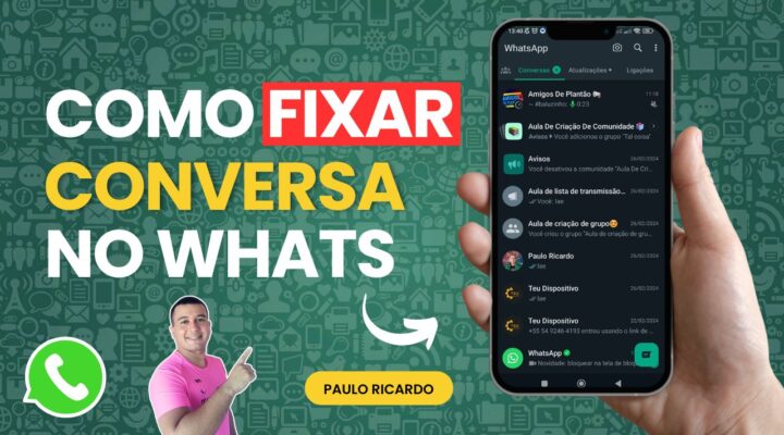 Como fixar conversa no WhatsApp📱