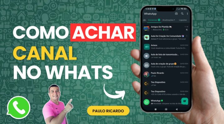 Como procurar e se inscrever em um canal no Whatsapp📱