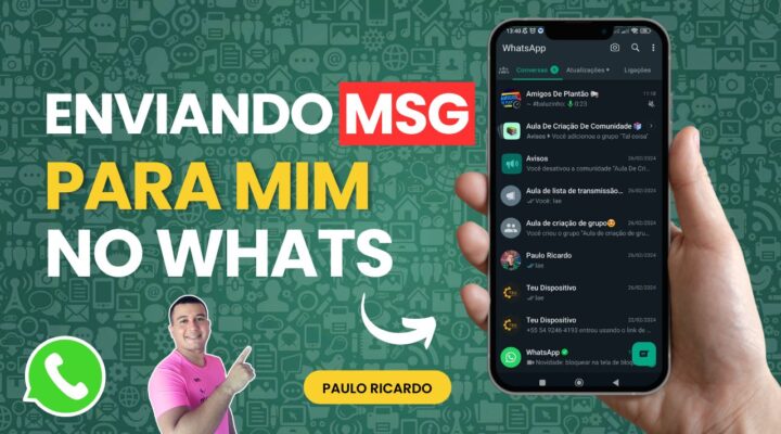 Como enviar mensagens para você mesmo no WhatsApp📱