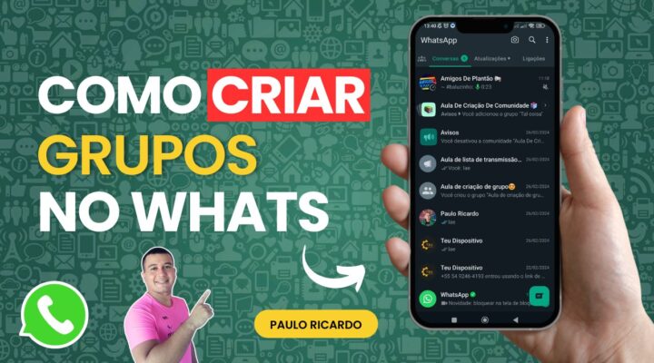 Como criar um grupo no WhatsApp📱