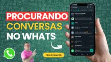 Como procurar uma conversa no WhatsApp📱