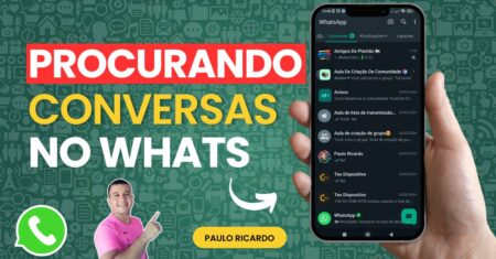 Como procurar uma conversa no WhatsApp📱