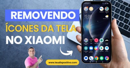 Como remover os ícones da tela inicial do Celular Xiaomi