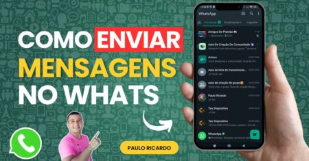 Como enviar uma mensagem de texto no WhatsApp📱