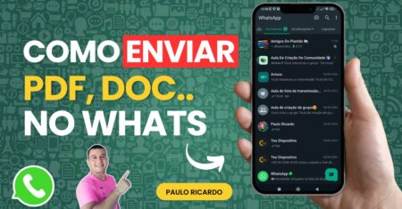 Como enviar um documento pdf, doc ou outro no WhatsApp📱