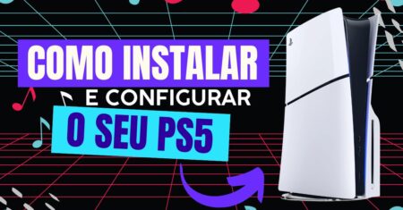 Instalando e configurando o playstation 5 na televisão