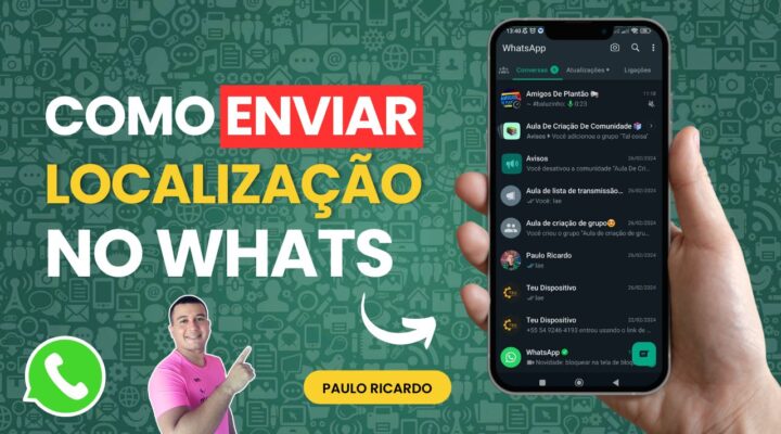 Como enviar a localização no WhatsApp📱