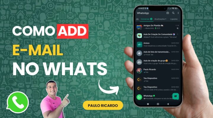 Adicione um E-mail no WhatsApp para Maior Segurança! 🔒📧