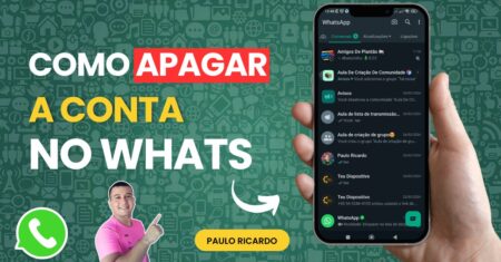 Como Apagar a Conta do WhatsApp! 🗑️📱