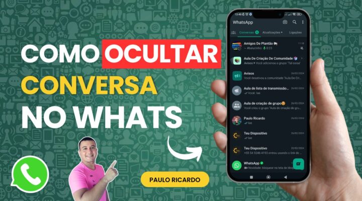 Como ocultar conversa no WhatsApp📱