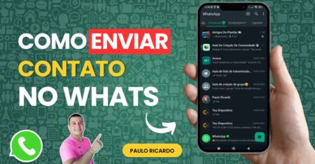 Como enviar um contato no WhatsApp📱
