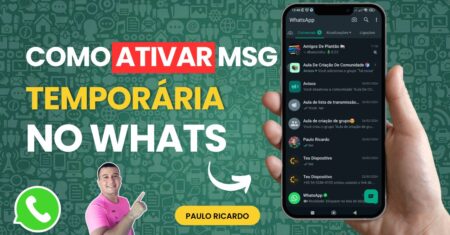 Como Ativar as Mensagens Temporárias no WhatsApp! 💬⏳