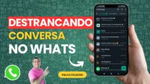 Como destrancar conversa no WhatsApp📱