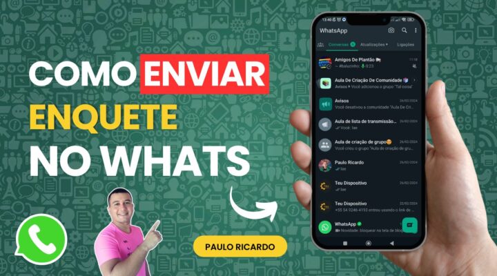 Como criar e enviar uma enquete no WhatsApp📱