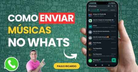 Como enviar um audio ou musica no WhatsApp📱