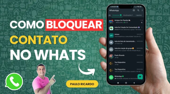 Como bloquear contato no WhatsApp📱