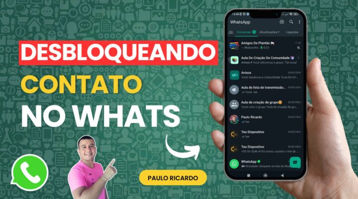 Como desbloquear contato no WhatsApp📱