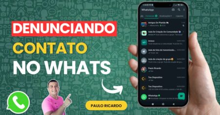 Como denunciar contato no WhatsApp📱