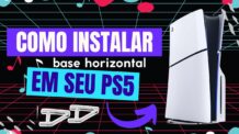 Como instalar a base horizontal no PS5