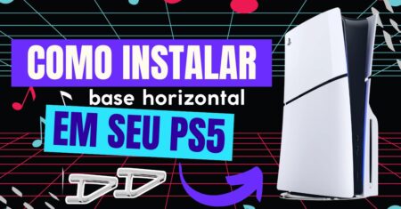 Como instalar a base horizontal no PS5