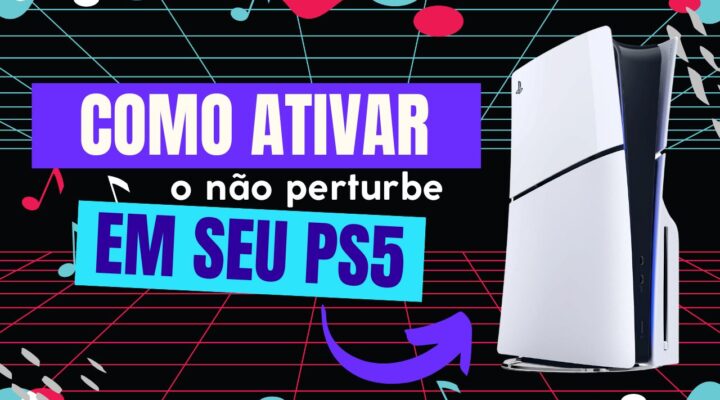 Como ativar o não perturbe no PS5