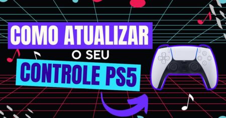Como atualizar o controle sem fio dualsense do PS5
