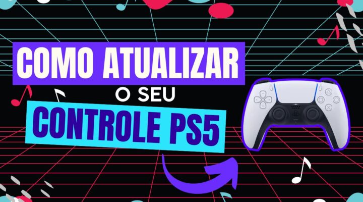 Como atualizar o controle sem fio dualsense do PS5