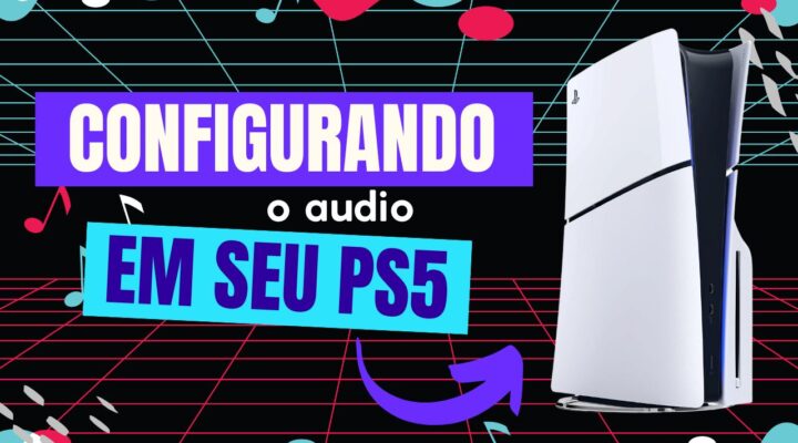 Como configurar o audio no PS5