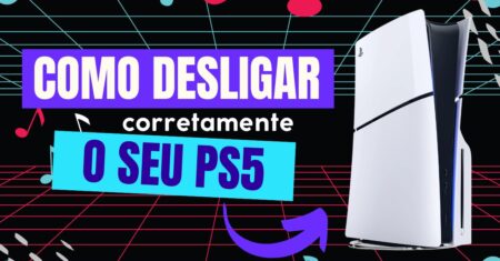 Como desligar o controle do PS5