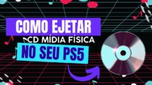 Como ejetar CD do PS5