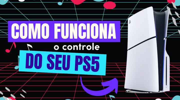 Como funciona o controle do PS5