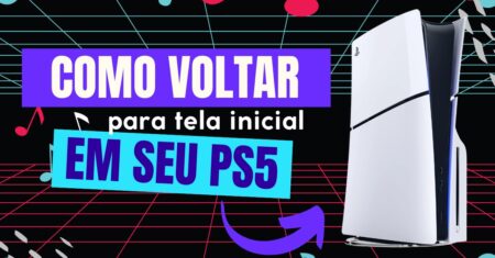 Como sair e voltar para a tela inicial no PS5