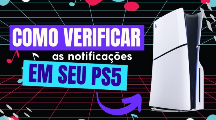 Como verificar as notificações no PS5