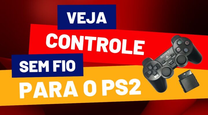 Controle Sem Fio para o PS2