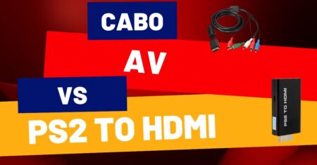PS2 TO HDMI VS CABO COMPONENTE VS CABO AV