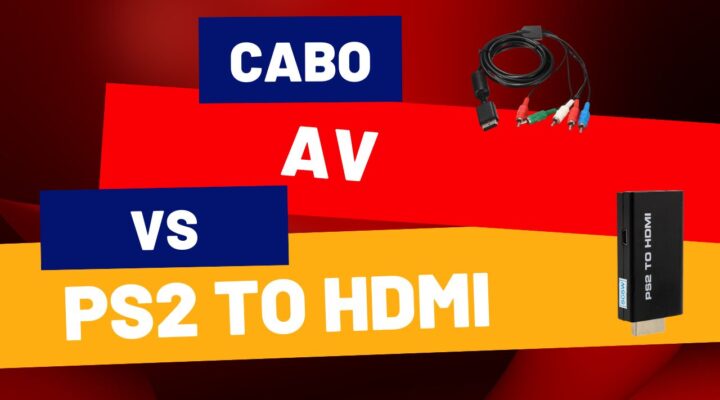 PS2 TO HDMI VS CABO COMPONENTE VS CABO AV